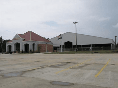 Side view of Louis Mouch Multi-Purpose Arena